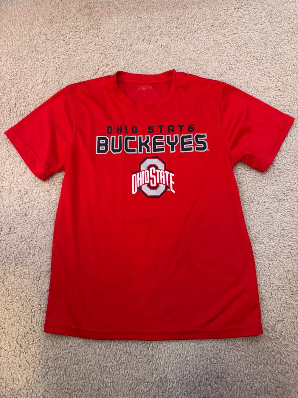 Varsity Ohio State Buckeyes Red Tee